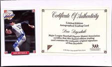 1993 Nabisco All-Star Autographs Don Drysdale Auto Autograph w/ COA
