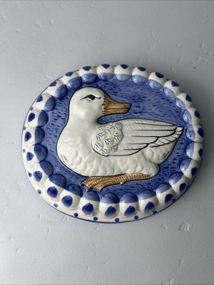 Duck Sigma Tastesetter Ceramic  Hanging Wall Decoration Jello Mold cottage core
