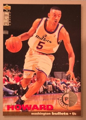 1995 Collector's Choice #38 Juwan Howard Player's Club Platinum