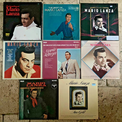 10 x MARIO LANZA VINYL LP  RECORDS ALBUMS JOBLOT 