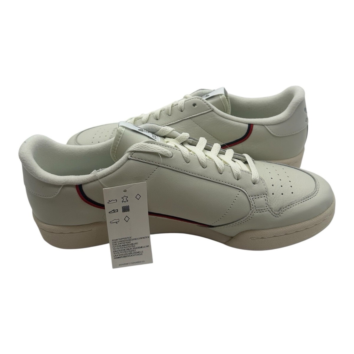 Adidas Continental 80 Shoes Mens 4 Womens 5 Off White  display picture 2