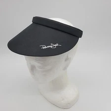 Panama Jack Charcoal Black Sun Visor Hat Summer Vacation One Size Adult Unisex