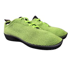 Arcopedico Women's LS Knit Citron Green Brown 1151-D83 Sz. US 9 EU 40 Portugal