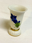 Rosenthal Vase Selb Germany · Handbemalt · Blumenmotiv · Goldrand · Relieffuß