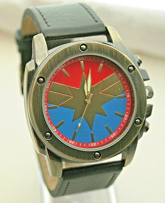   COMICS CAPTAIN MARVEL UNISEX MENS WATCH 2019 NEW W/ BOX, read description
