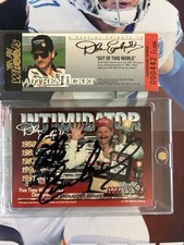 DALE EARNHARDT SR. SIGNED 1992 WHEELS INTIMIDATOR SIGNATURE SERIES HOLOGRAM /COA