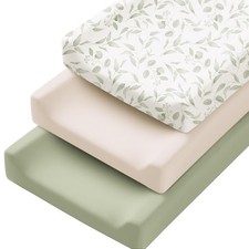 3 Pack Stretchy Changing Pad Covers, 32"x16" Changing Table Sheets