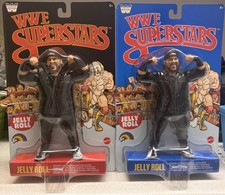 NEW! WWE Superstars LJN Series 3 JELLY ROLL (Black Card and Blue card!)