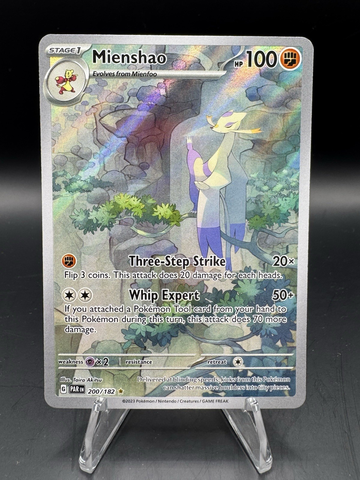 Mienshao 200/182 Sv04: Paradox Rift Illustration Rare Pokemon TCG NM