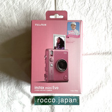FUJIFILM instax mini Evo Pink Cheki Hybrid Instant Camera from Japan