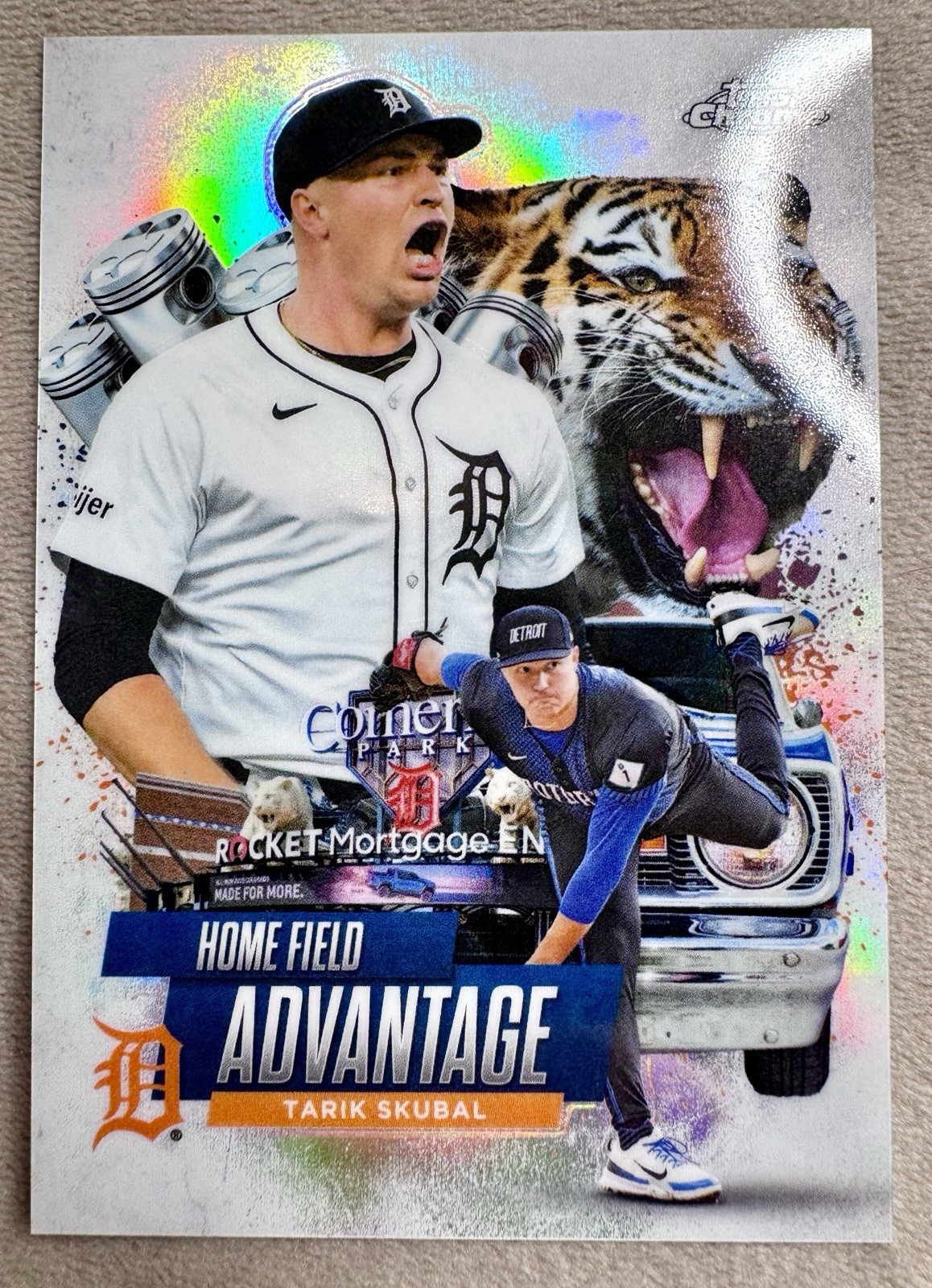 2025 Topps Chrome Update - Tarik Skubal - Home Field Advantage Case Hit SP
