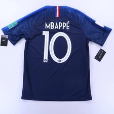 Original Authentic *NWT* France Mbapp&eacute; #10 2018 Home Shirt - L