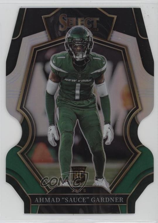 2022 Select Black & Green Prizm Die-Cut Ahmad Gardner Sauce #177 Rookie RC 1kx5