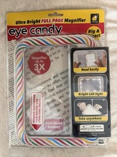 Eye Candy Ultra-Bright Full-Page Magnifier Magnifies Up to 3X Anti Glare Screen