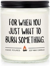 Gag Gifts for Women Candle Lavender Scented, Funny Anniversary & Birthday Gift f