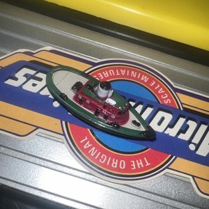Micro Machines Tugboat Boat Ship Green Red White