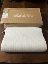 TEMPUR Ergo Neck Pillow Medium Profile White Cervical Support Memory Foam Pillow