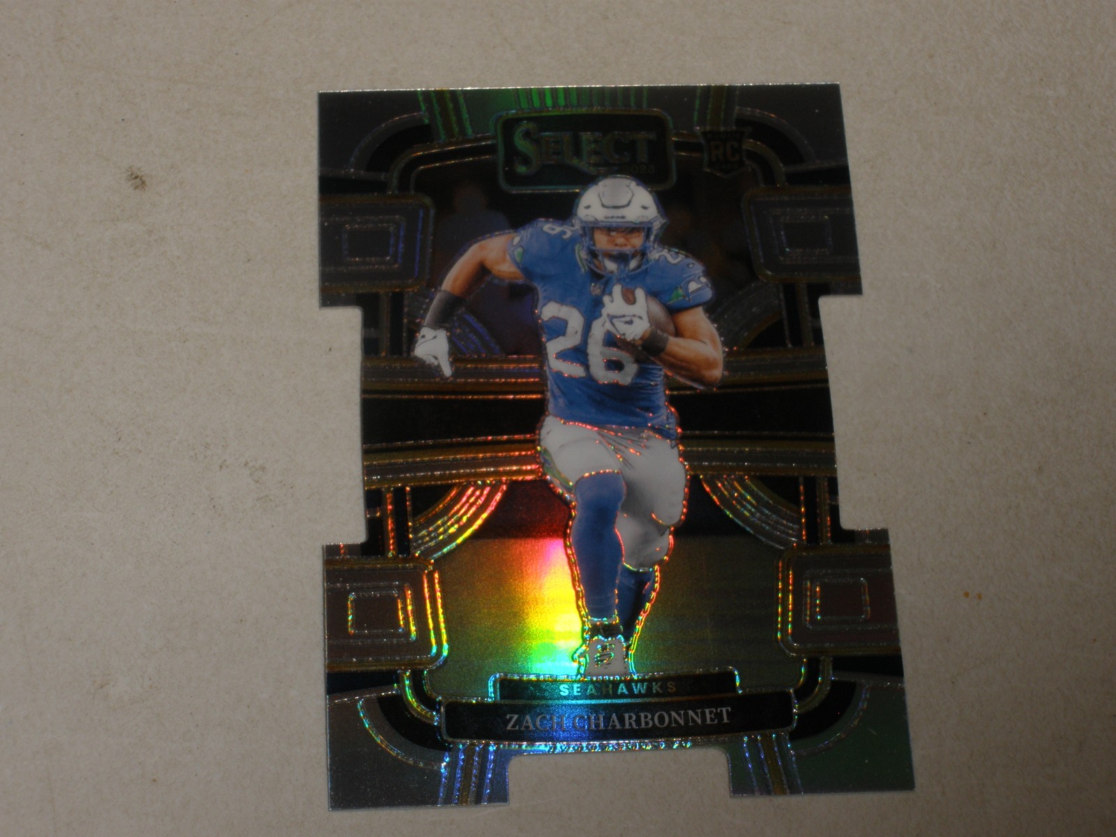 Zach Charbonnet Panini Select #86 Die-Cut Silver