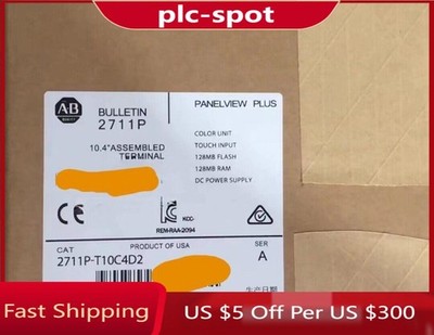 NEW AB 2711P-T10C4D2  2711PT10C4D2Panelview Plus 1000 Operator Interface Panel