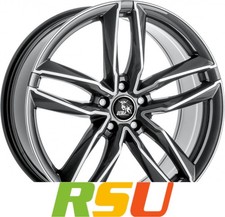 Ultra Wheels UA6 Pro gunmetal polished 8.5x19" ET35 LK5 112 ML 66.5 Alufelgen...