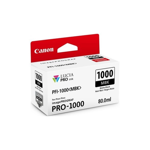 Canon - Cartuccia Di Inchiostro Nero Opaco - PFI-1000MBK - 0545C001 - 第 1/1 張圖片