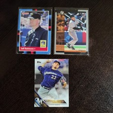 1988 Donruss - Jeff Robinson, 2001 Upper Deck - Jeff Kent, 2016 Matt Garza