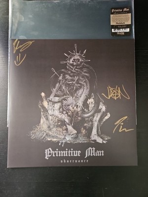 (SIGNED) Primitive Man - Observance  Silver and Galaxy  Vinyl - AUTOGRAPHED 