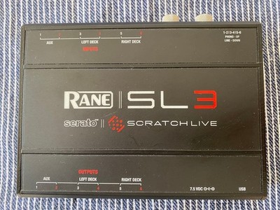 Rane Serato SL3 Scratch Live DJ Audio Interface Operation Confirmed