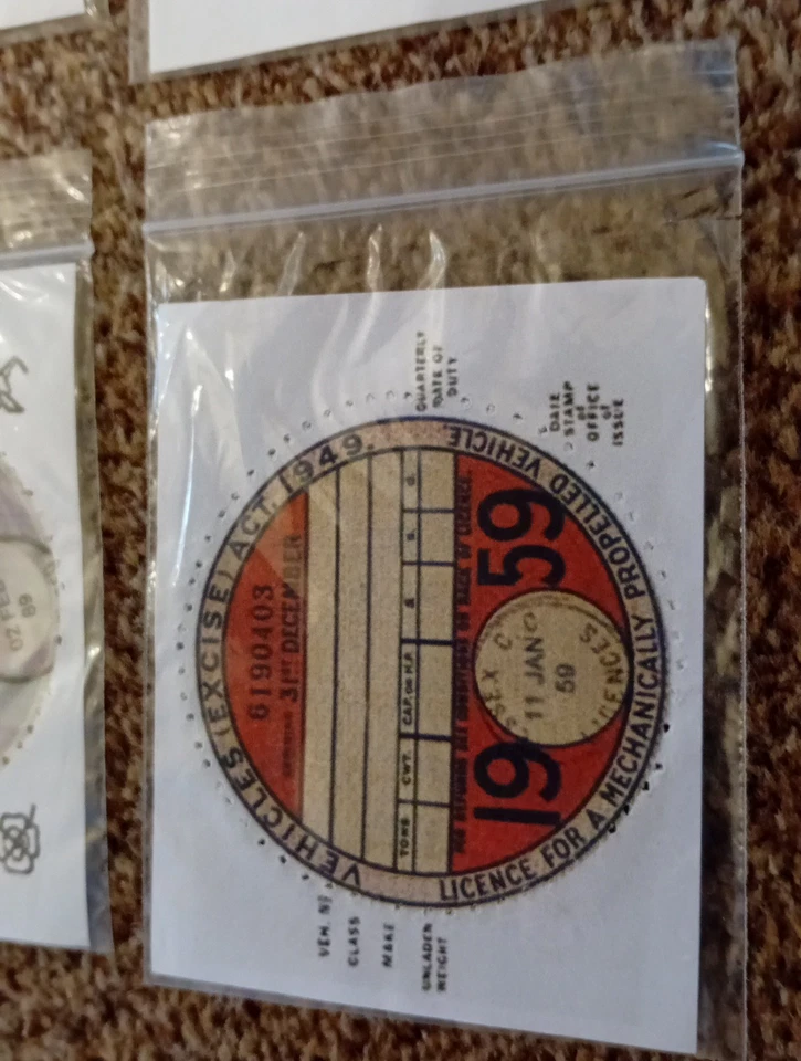 1xRepro Classic Road Tax Discs any year/month 1921-2012 Printed on quality paper - Image 2 of 4