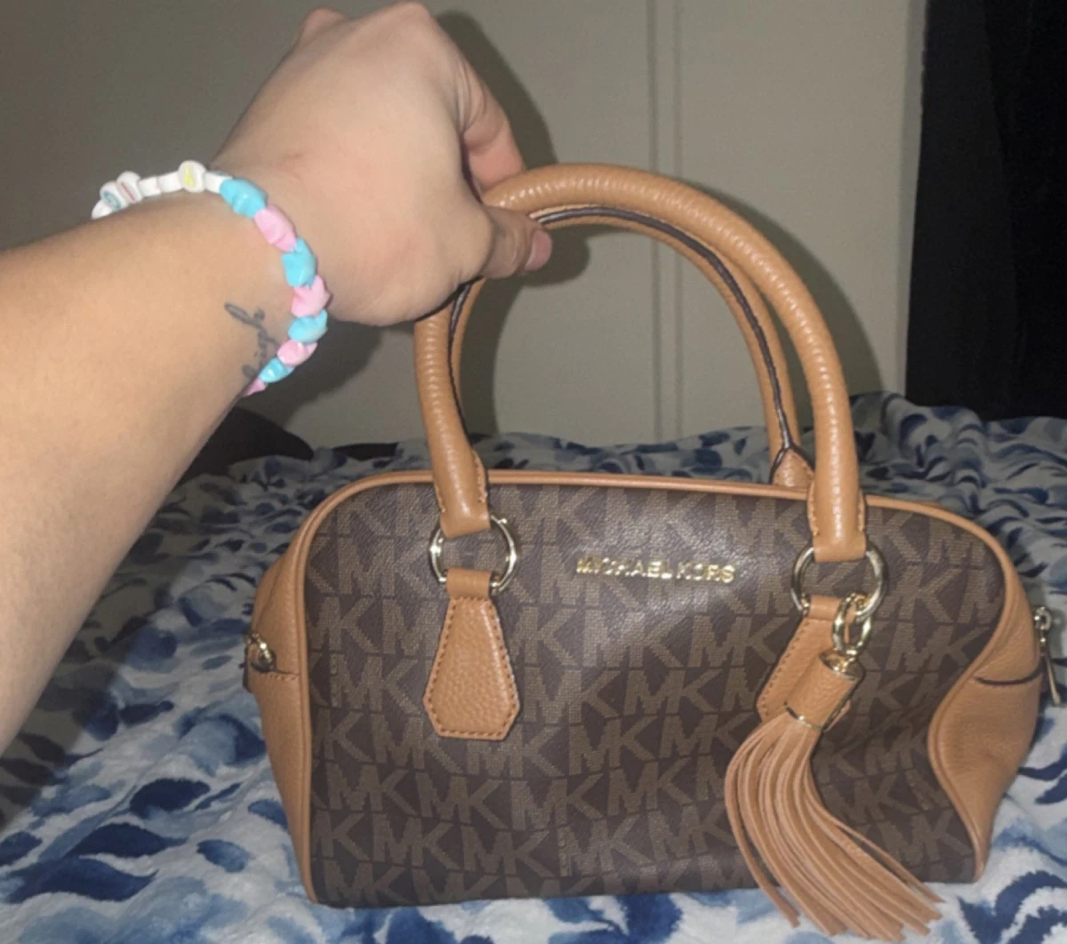 Michael Kors Bedford Satchel/Top Handle Bag Gold Bags & Handbags 