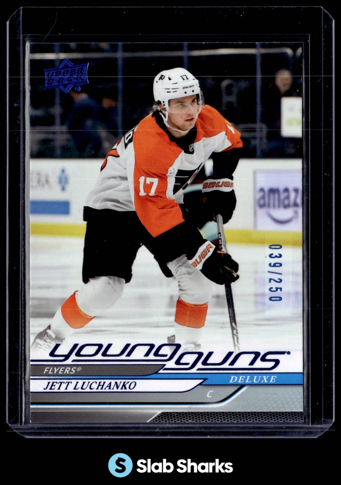 2024 UPPER DECK #484 JETT LUCHANKO DELUXE YOUNG GUNS RC ROOKIE /250