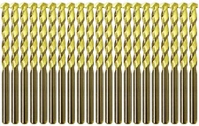 Masonry Drill Bit Set 5/32" Carbide Tip Golden Flute Concrete Drill Bits-20Pcs