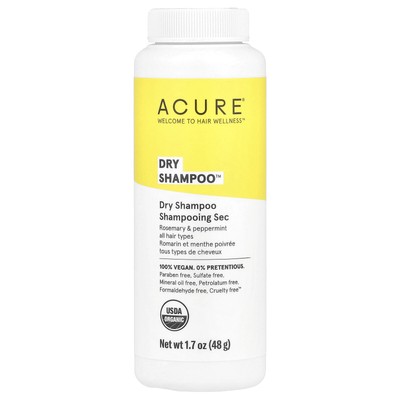 Acure Organics Organic Dry Shampoo 1 7 oz 48 g Cruelty-Free, Leaping Bunny,
