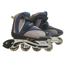 Ultra Wheels Inline Skates Men's Size 12 ABEC 5 Blue Black Gray Good Condition