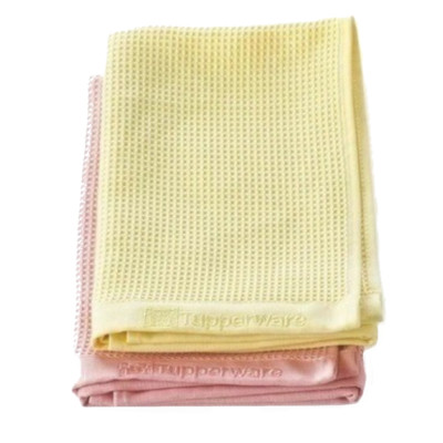 Tupperware Eco-Friendly Polyester Cloths for Glass Surfaces  15.75 in x 15.75 in