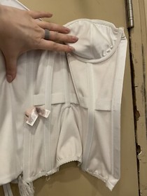 RRP 825 Agent Provocateur | White Mercy Corset AP Sz 3