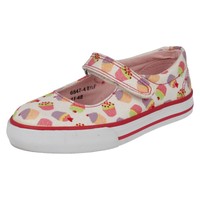 Girls Startrite Canvas Shoes, Cupcake Girls Startrite Canvas Shoes, Cupcake