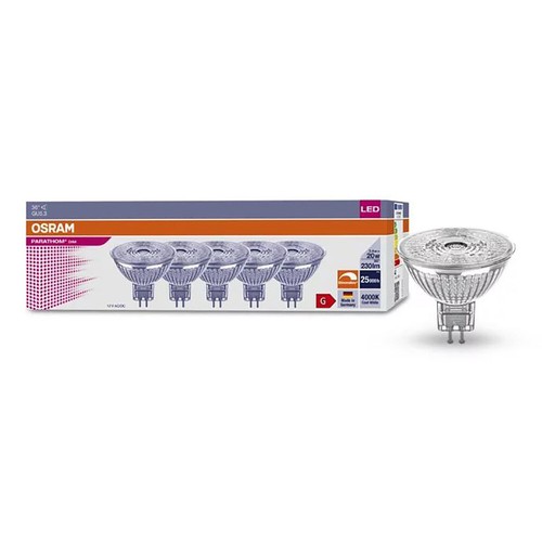10x Osram LED Glas Reflektor 3,4W =20W GU5,3 12V Neutralweiß 4000K Ra>90 DIMMBAR - Bild 2 von 4