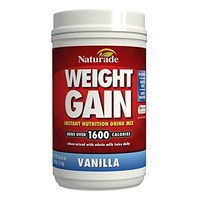 Naturade Weight Gain Instant Nutrition Drink Mix, Vanilla, 40.6 Ounce on sale Naturade Weight Gain Instant Nutrition Drink Mix, Vanilla, 40.6 Ounce on sale
