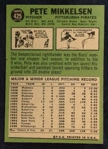 1967 Topps Scegli una carta Completa il tuo set EX-NM-MT Set Break #326-533 2/2025 - Foto 138 di 194