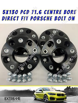 Alufelgen Spurverbreiterung 30mm passend für Porsche 911 996 993 994 997 5x130 71,6 zum Anschrauben