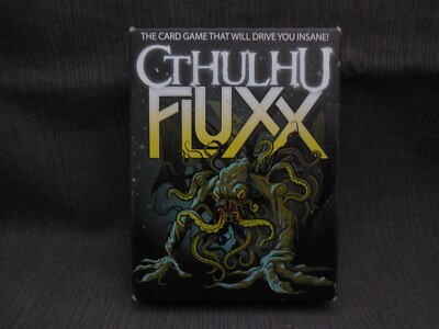 FREE SHIPPING - Great Used Looney Labs Cthulhu Fluxx Strategy Card Game Complete