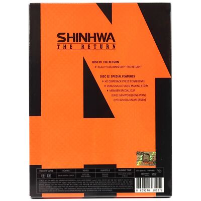 K-POP・アジア SHINHWA 14th Anniversary Special DVD Shinhwa - The Return Sealed DVD Set 14th Anniversary Special K-Pop