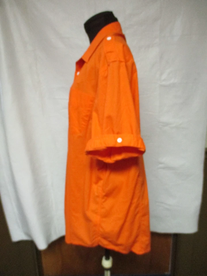 Eric Daman for Threads & Heirs Orange Button Down Shirt - Size XL - Image 3 of 4