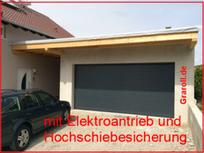 ROLLTOR 55mm Lamellen NACH MAß Elektro Funk Tore Garagentor Rollladen