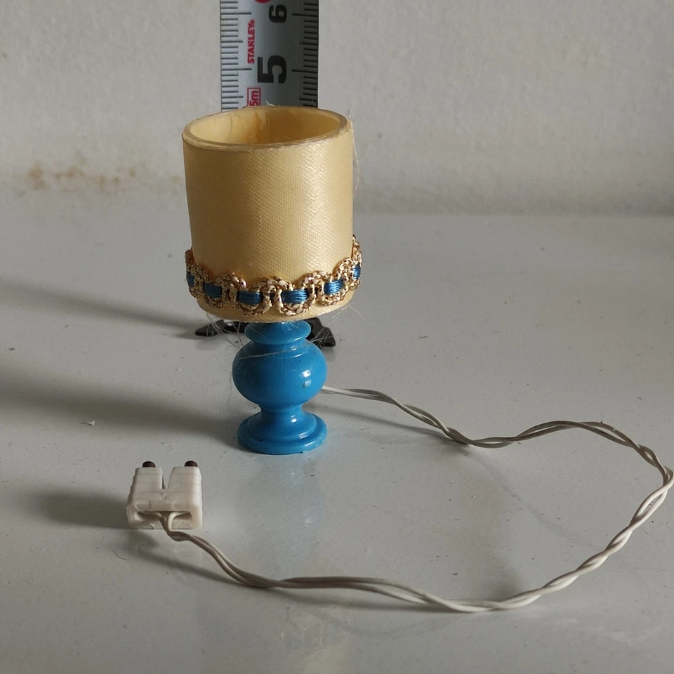 miniature Mini Lampe maison de poupée jeu jouet VINTAGE - Photo 1/3