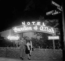 GARDEN OF ALLAH HOTEL 1937 Hollywood Alla Nazimova One of a Kind 8.5x9" PHOTO