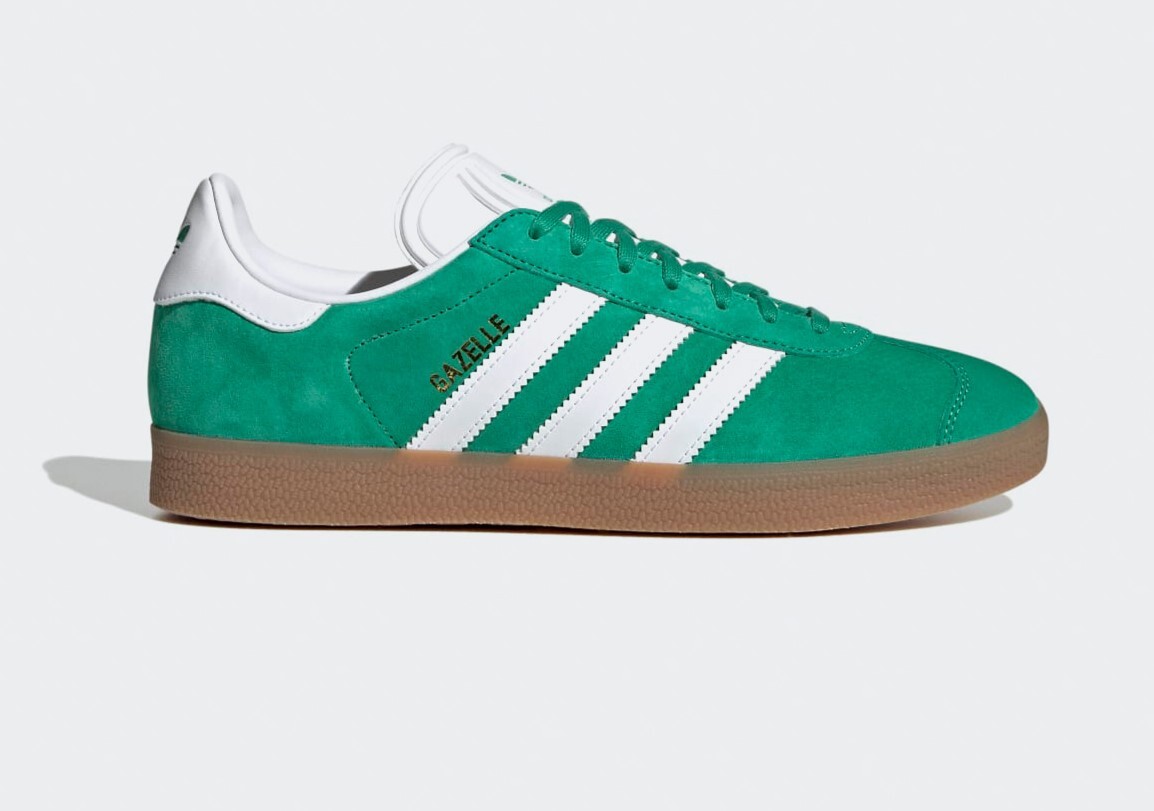 ADIDAS ORIGINALS GAZELLE MEN'S SNEAKERS IG0671 CORE GREEN Gum | eBay