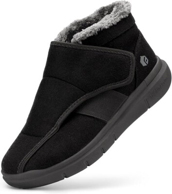 FitVille Diabetic Shoes for Women-Size 6EW, Warm, Slip-on, Swollen Feet, Elderly