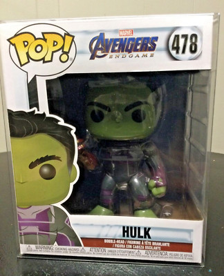 Funko - POP Marvel: Avengers Endgame - 6'' Hulk w/ Gauntlet New in Protector